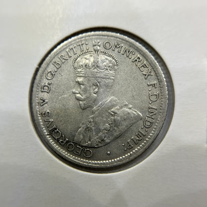 1923 Sixpence Coin - good Very Fine - George V Silver Predecimal