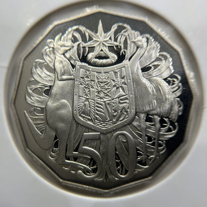 1989 Fifty 50 Cent Coin - Ex Proof Set - Elizabeth II