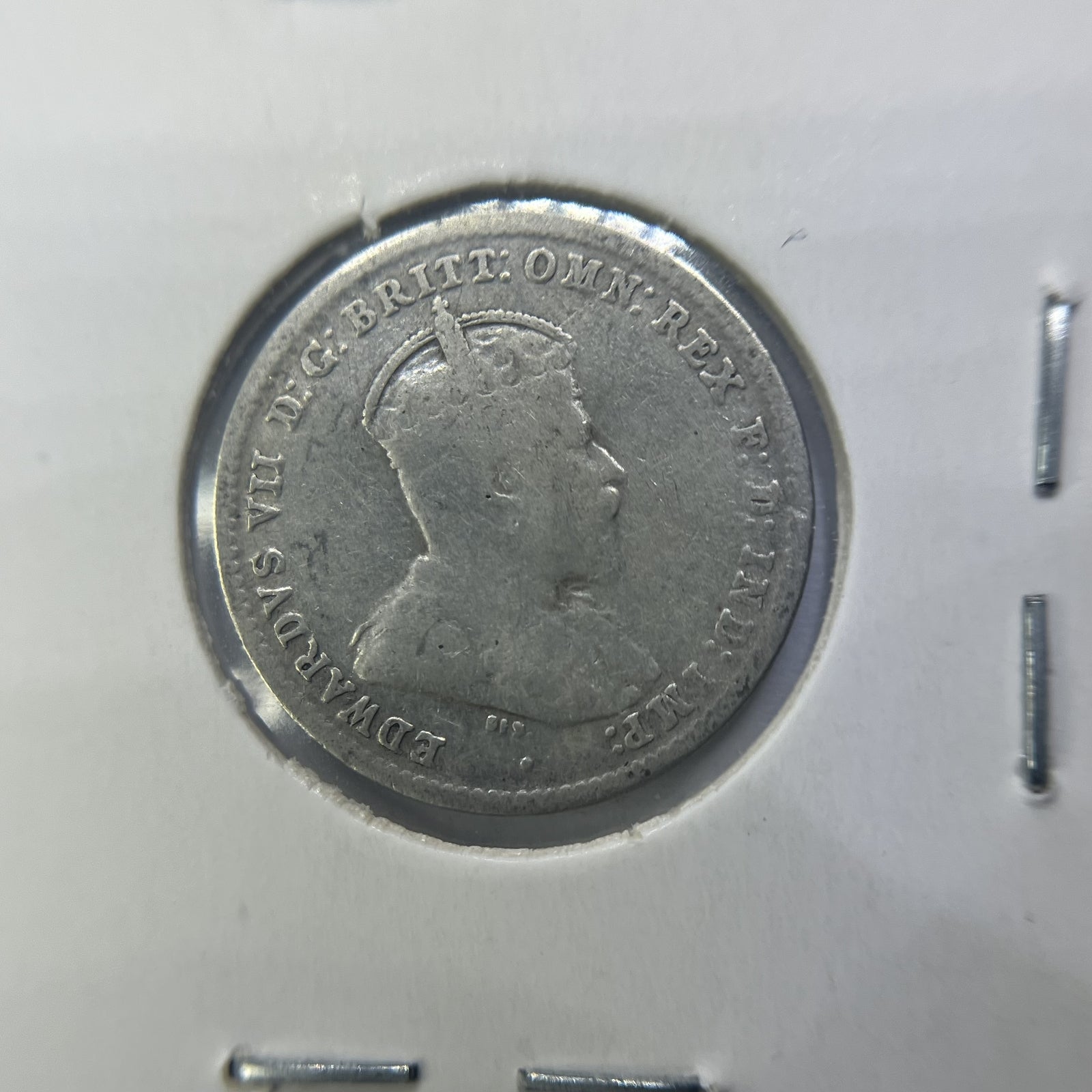 1910 Threepence Coin - almost Very Fine - Edward VII Silver Predecimal