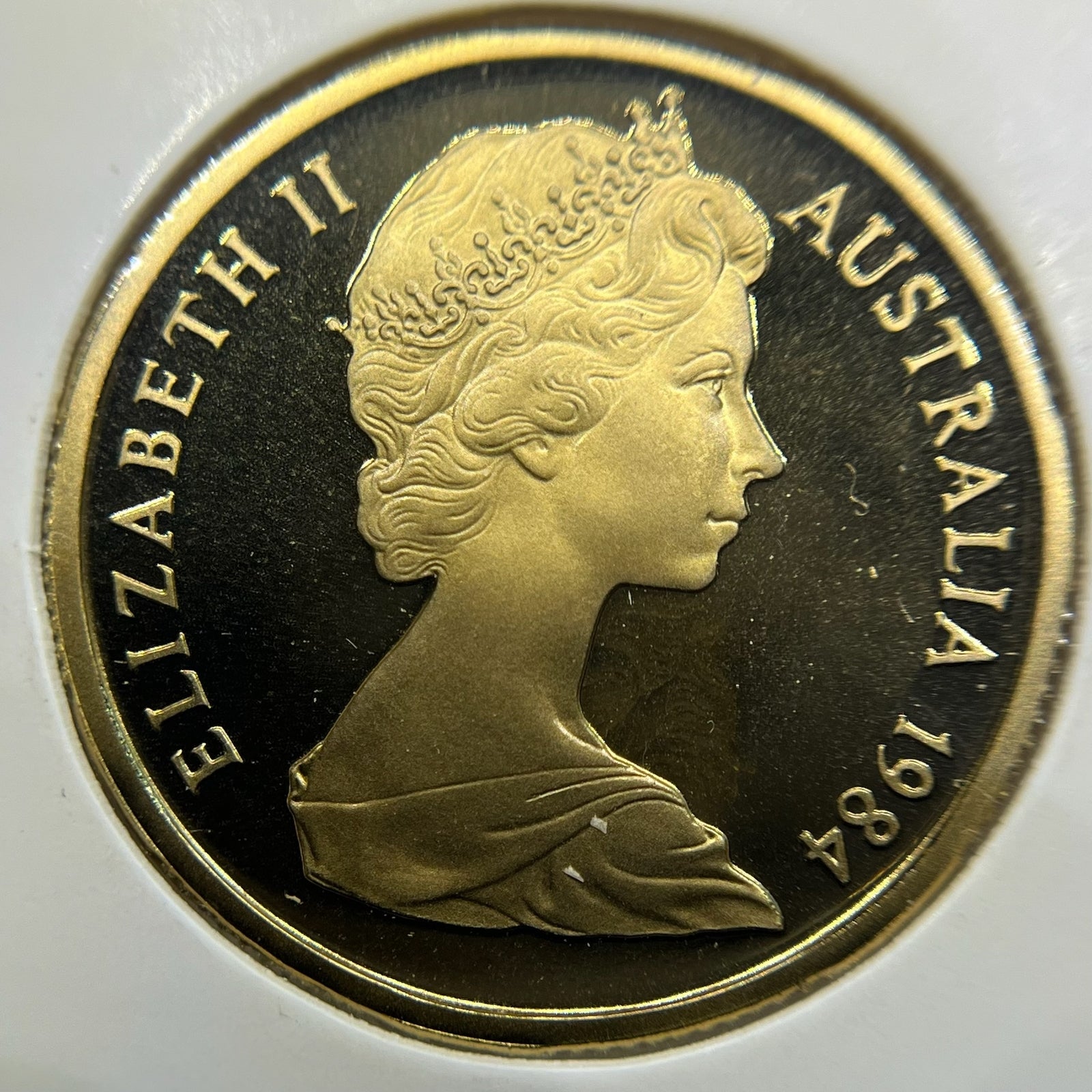 1984 One 1 Dollar Coin - Ex Proof Set - Elizabeth II Australia First Year Issue
