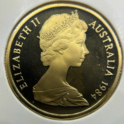 1984 One 1 Dollar Coin - Ex Proof Set - Elizabeth II Australia First Year Issue