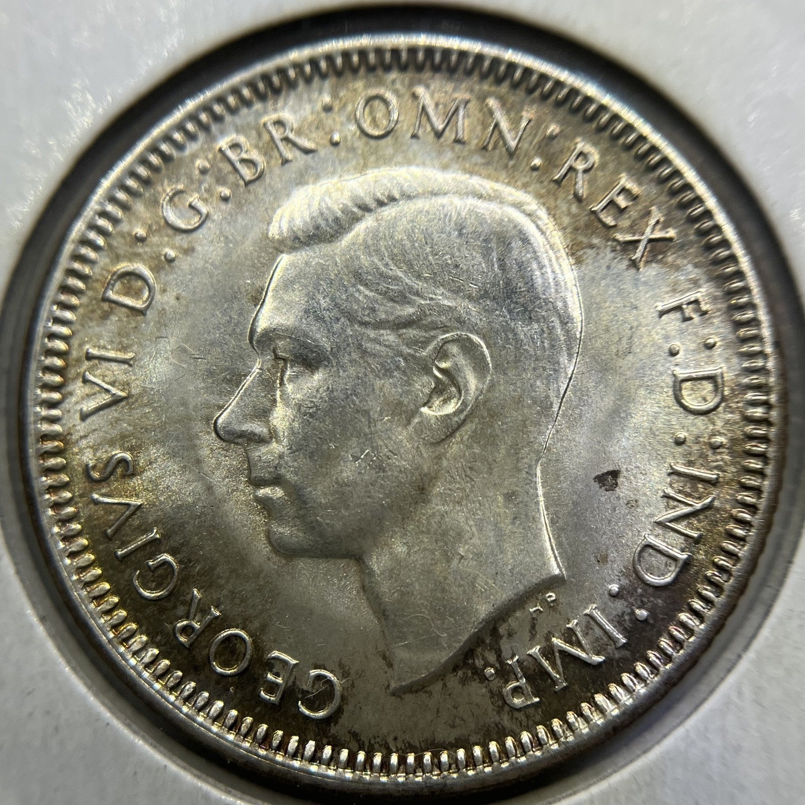 1943 s Shilling Coin - Choice Uncirculated Lustre - George VI Silver Predecimal