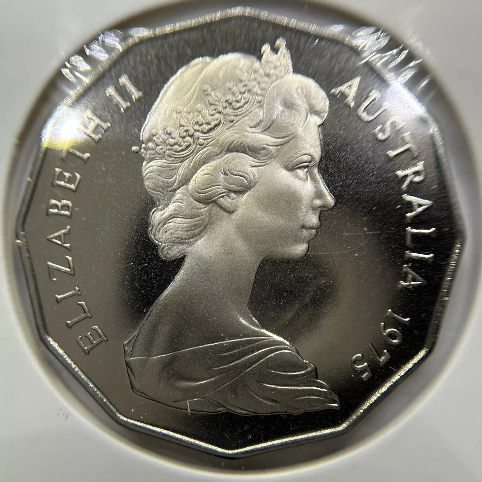 1975 Fifty 50 Cent Coin - Ex Proof Set - Elizabeth II Australia