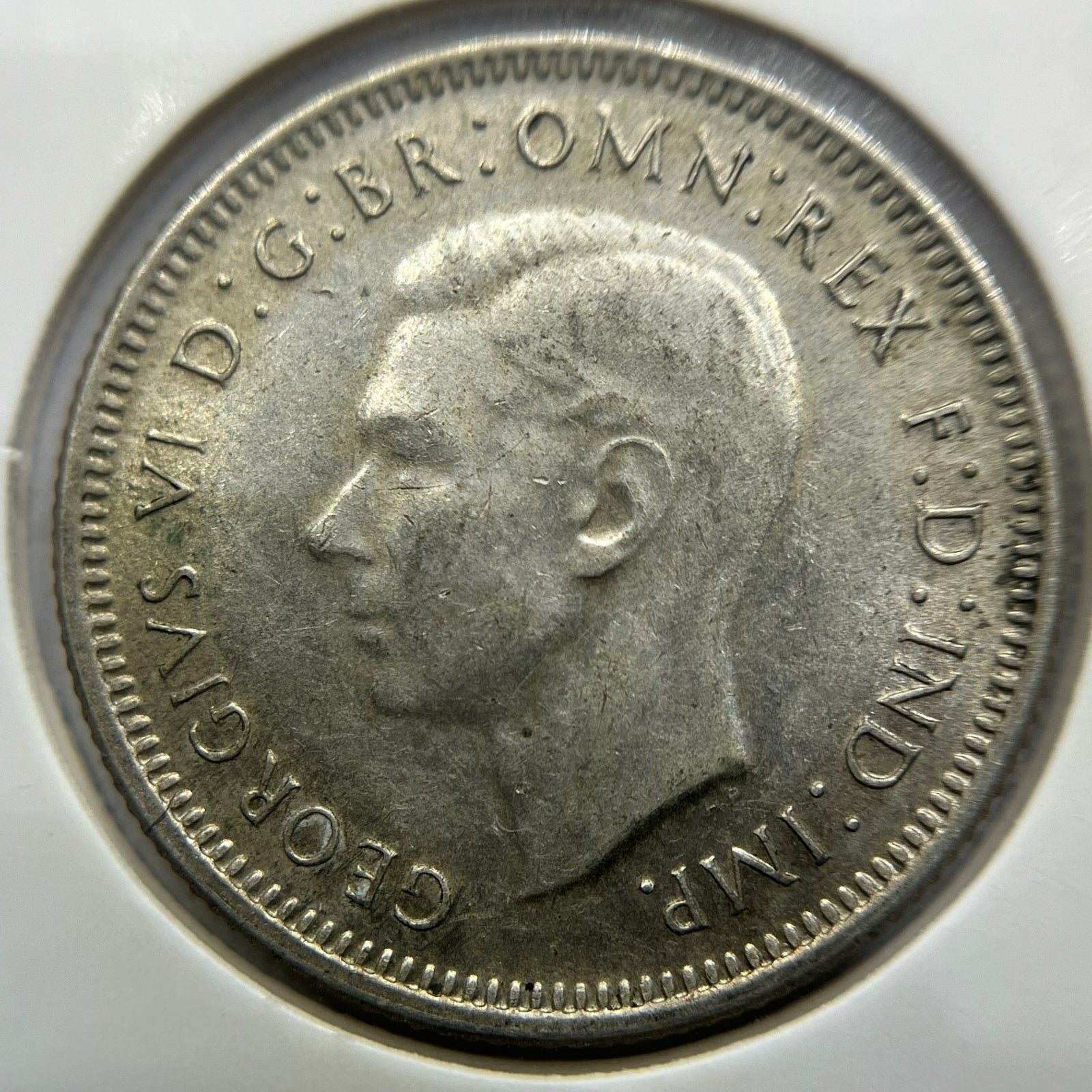 1942 Shilling Coin - Extremely Fine - George VI Silver Predecimal
