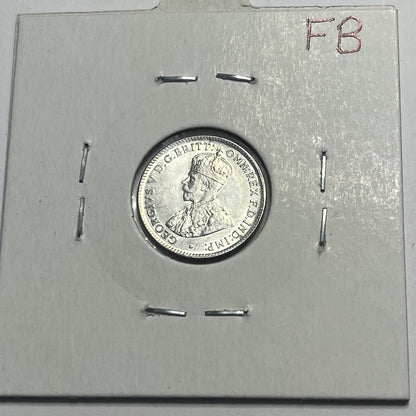 1918 Threepence Coin - Choice Uncirculated - Silver Predecimal - High Grade