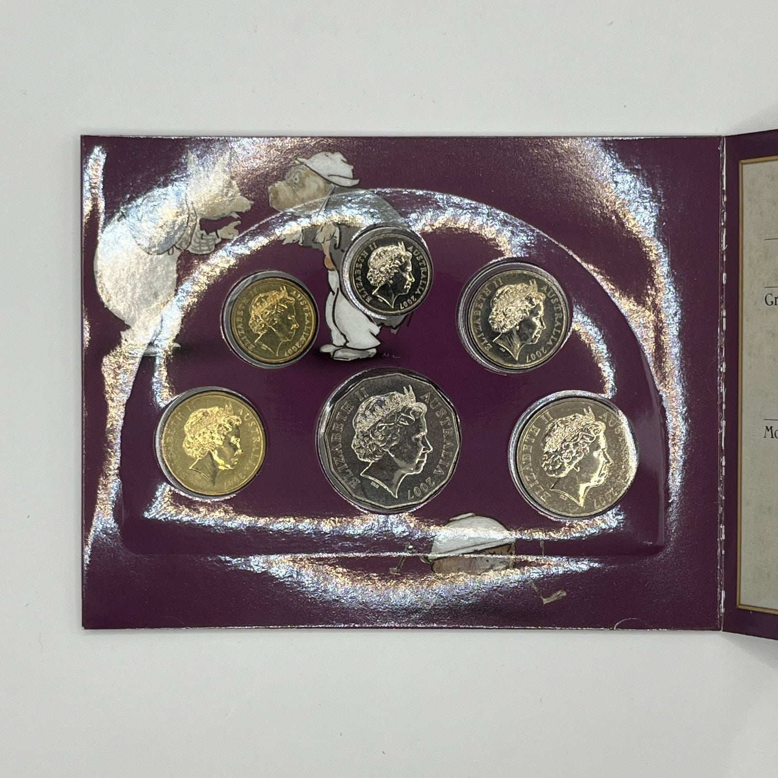 2007 Baby Mint Year Coin Set - The Magic Pudding - Unc Royal Australian Mint