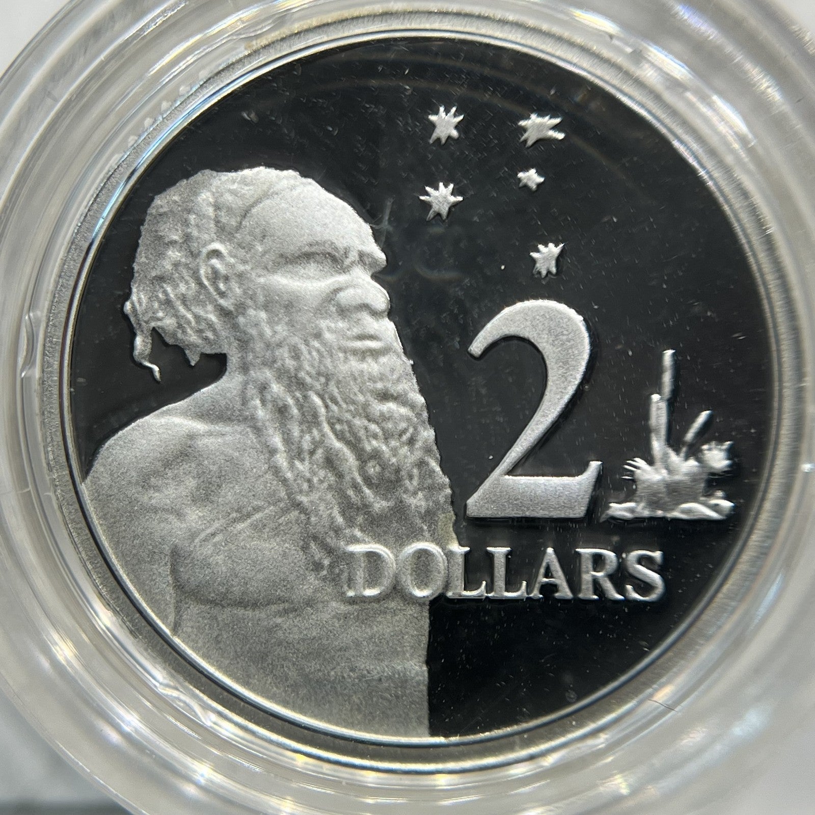 1991 Silver 2 Two Dollar Proof Coin - Ex Masterpieces in Silver Set - Fine .999