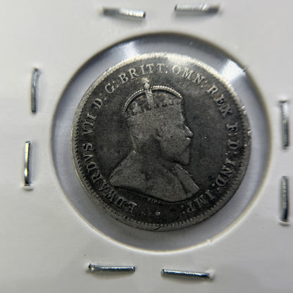 1910 Sixpence Coin - Very Fine - Edward VII Silver Predecimal