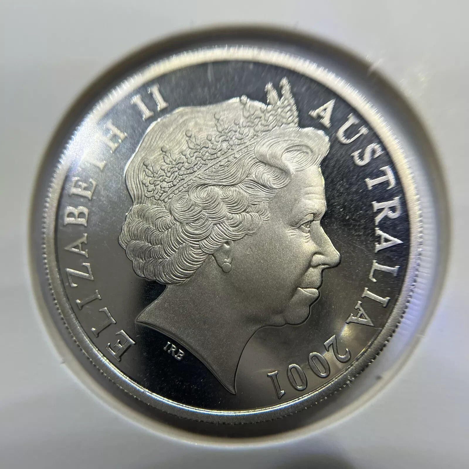2001 Twenty 20 Cent Coin - Ex Proof Set - Elizabeth II in 2x2