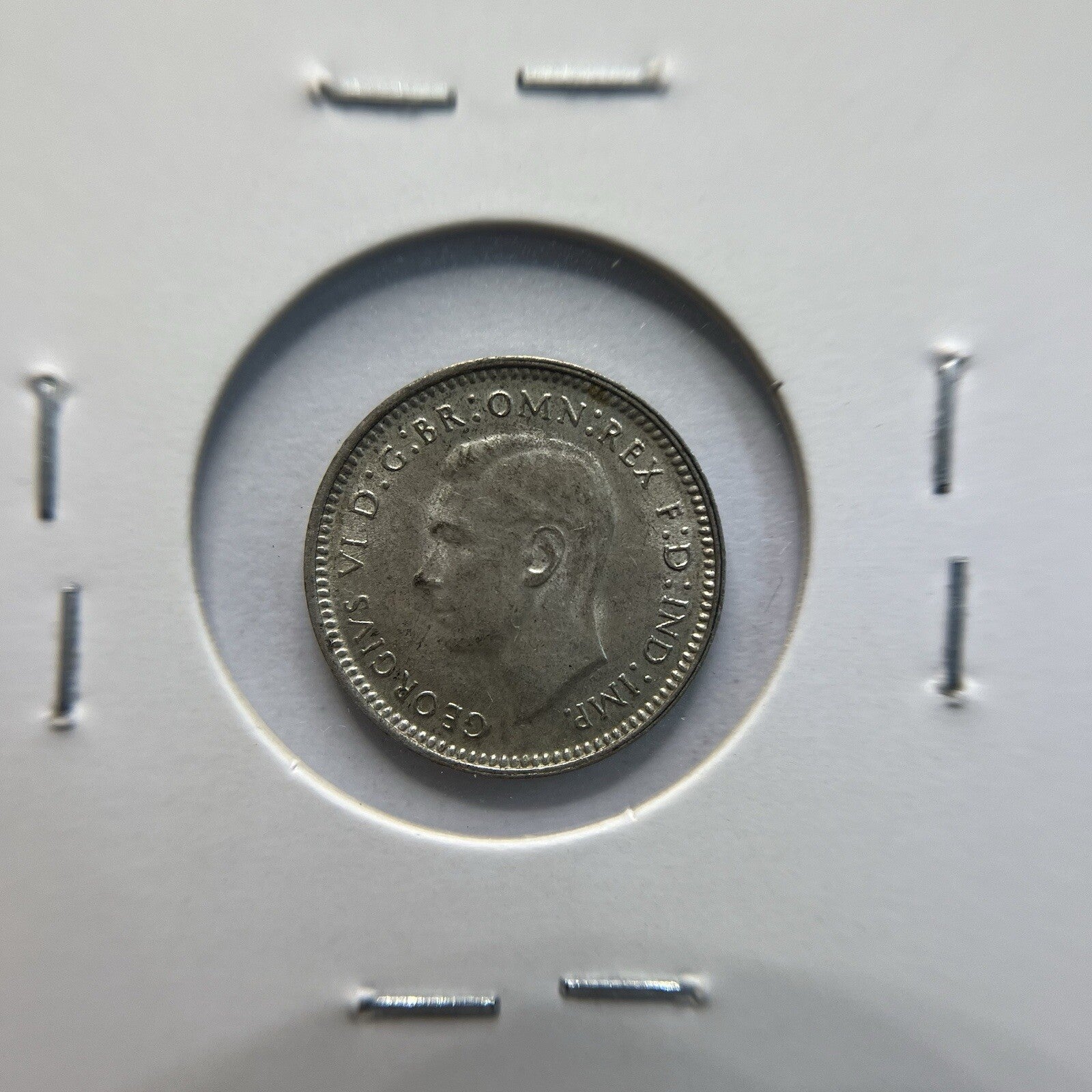 1942 s Threepence Coin - Extremely Fine - George VI Silver Predecimal