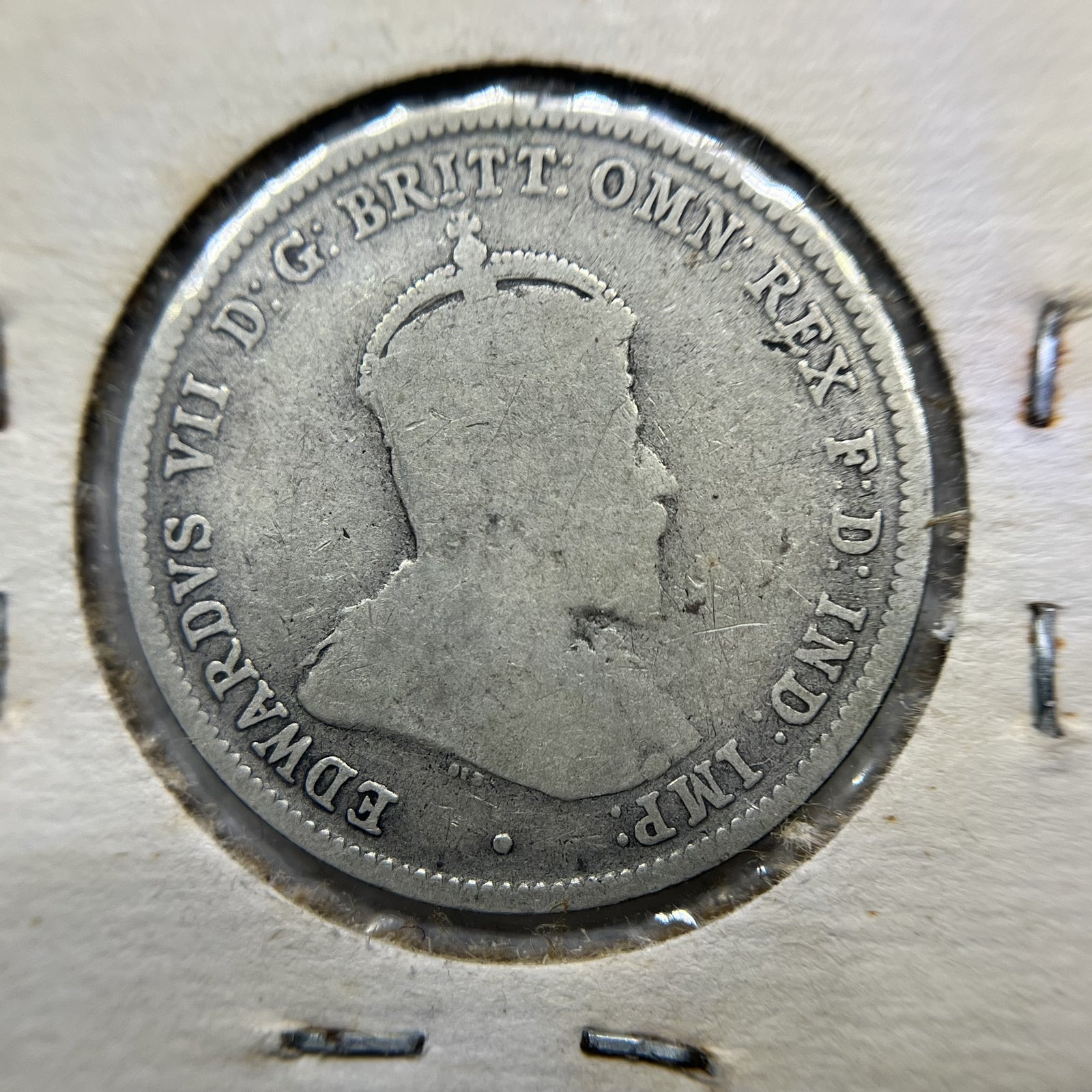 1910 Shilling Coin - Very Good - Silver Predecimal Edward VII