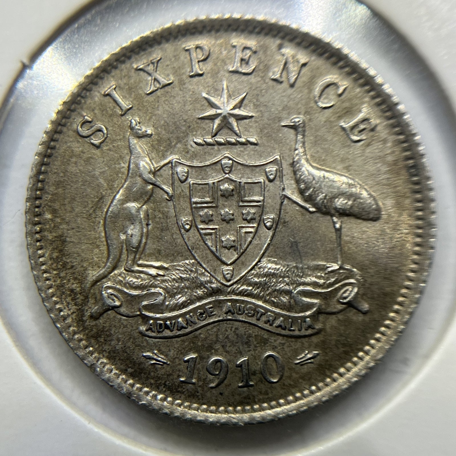 1910 Sixpence Coin - Extremely Fine - Silver Predecimal Edward VII