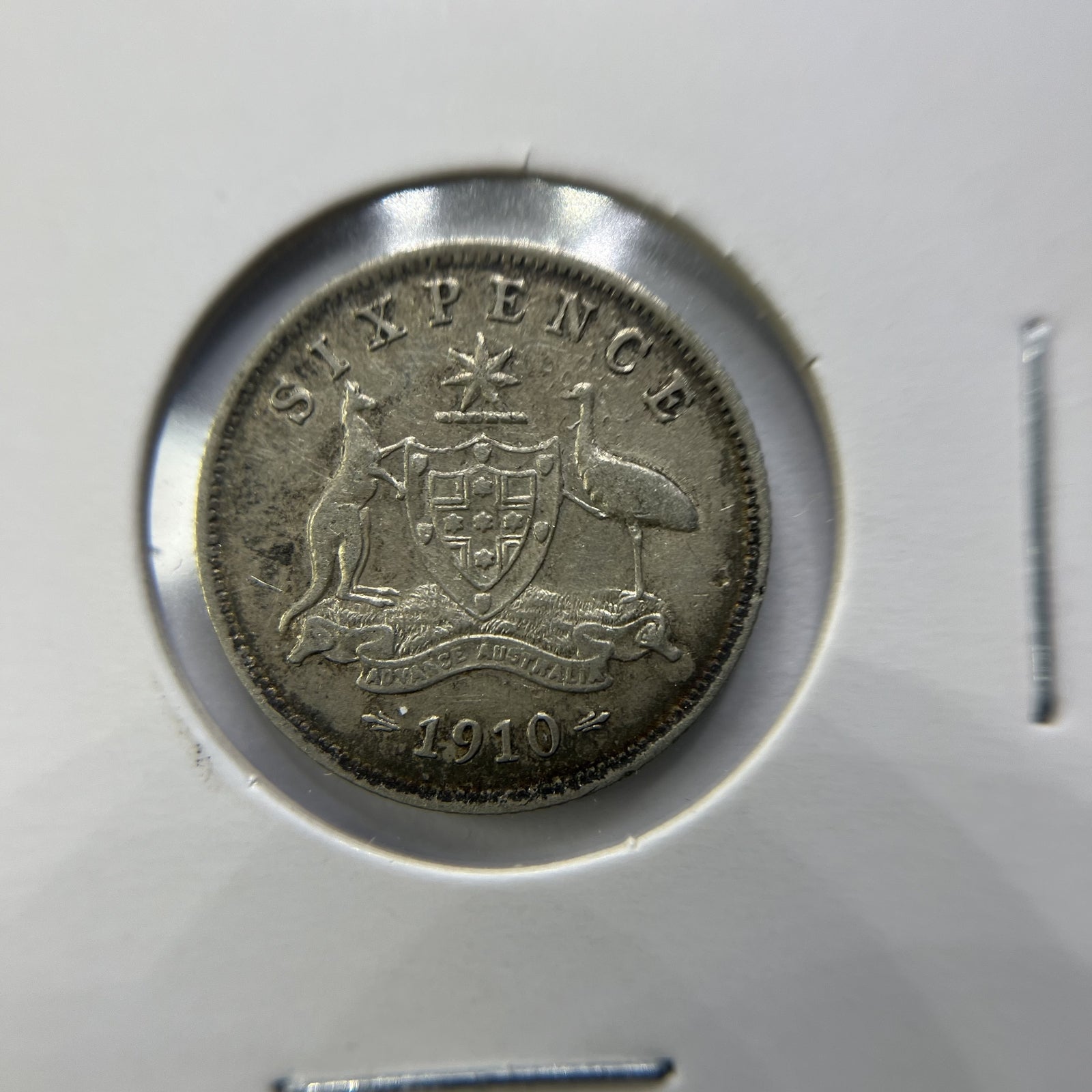 1910 Sixpence Coin - gVF / aExtremely Fine - Edward VII Silver Predecimal