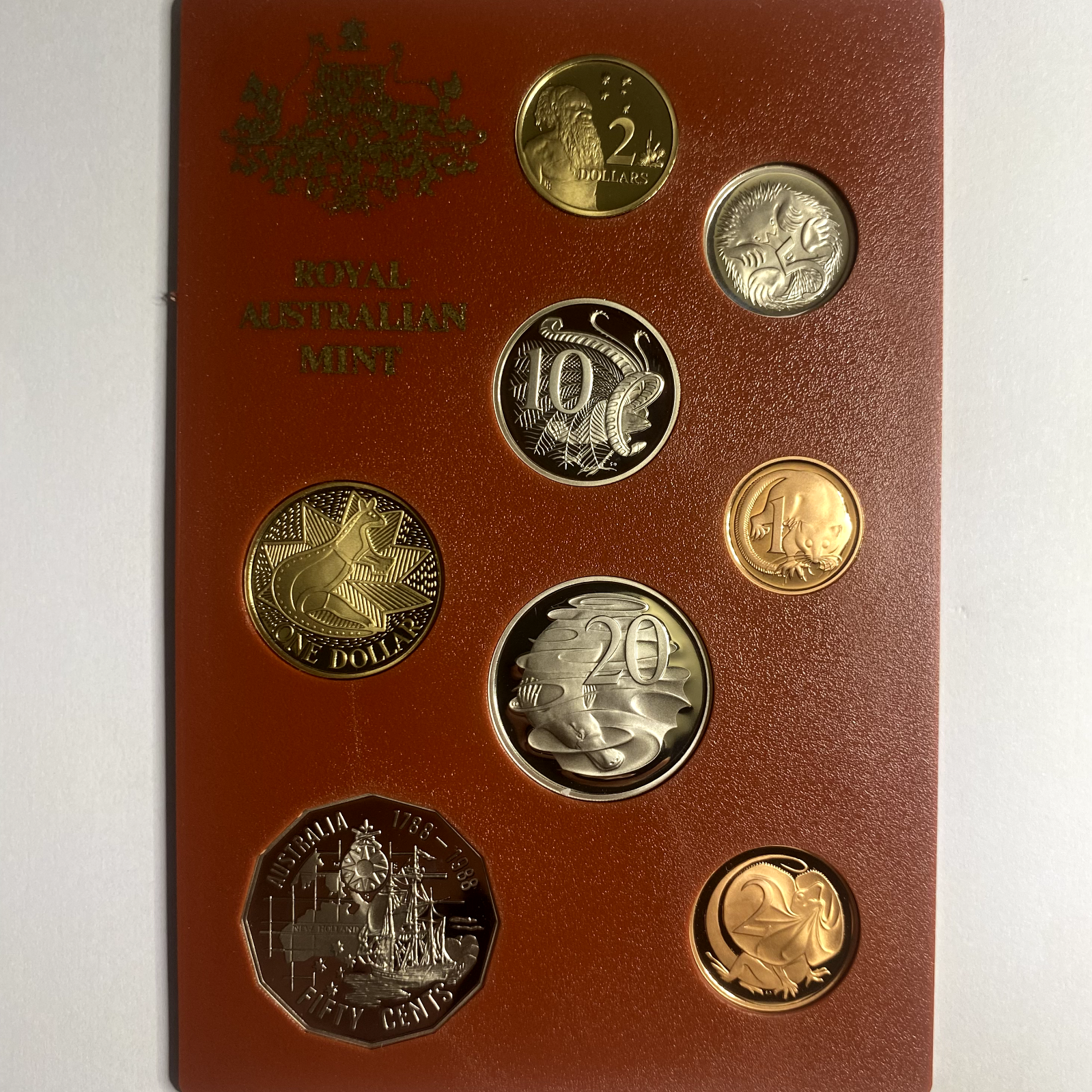 1988 Twenty 20 Cent Coin - Ex Proof Set - Elizabeth II Australia