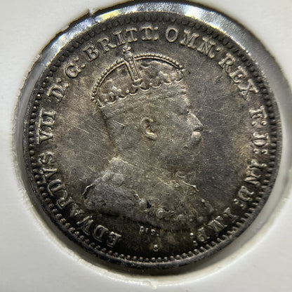 1910 Threepence Coin - Extremely Fine - Silver Edward VI