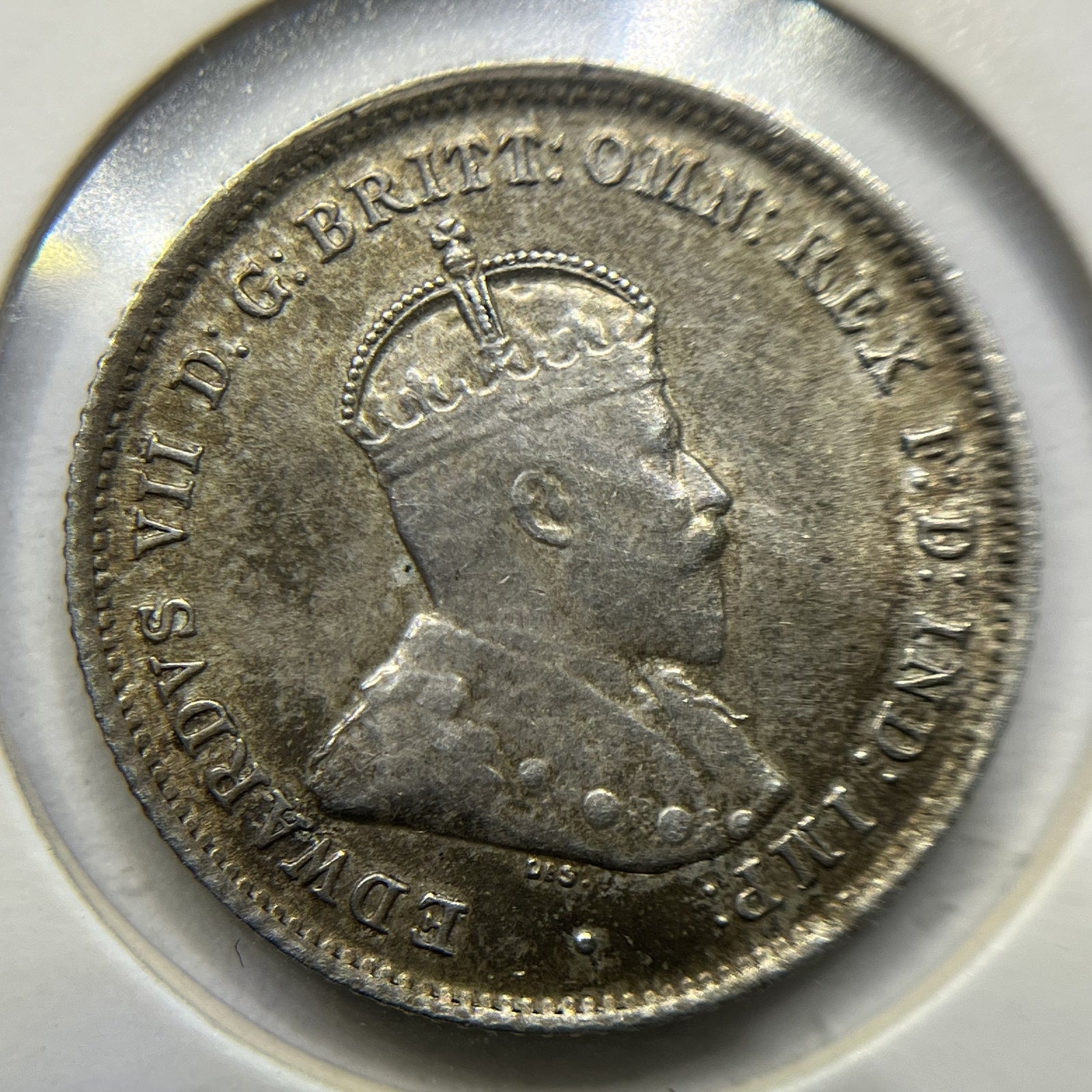 1910 Sixpence Coin - Extremely Fine - Silver Predecimal Edward VII