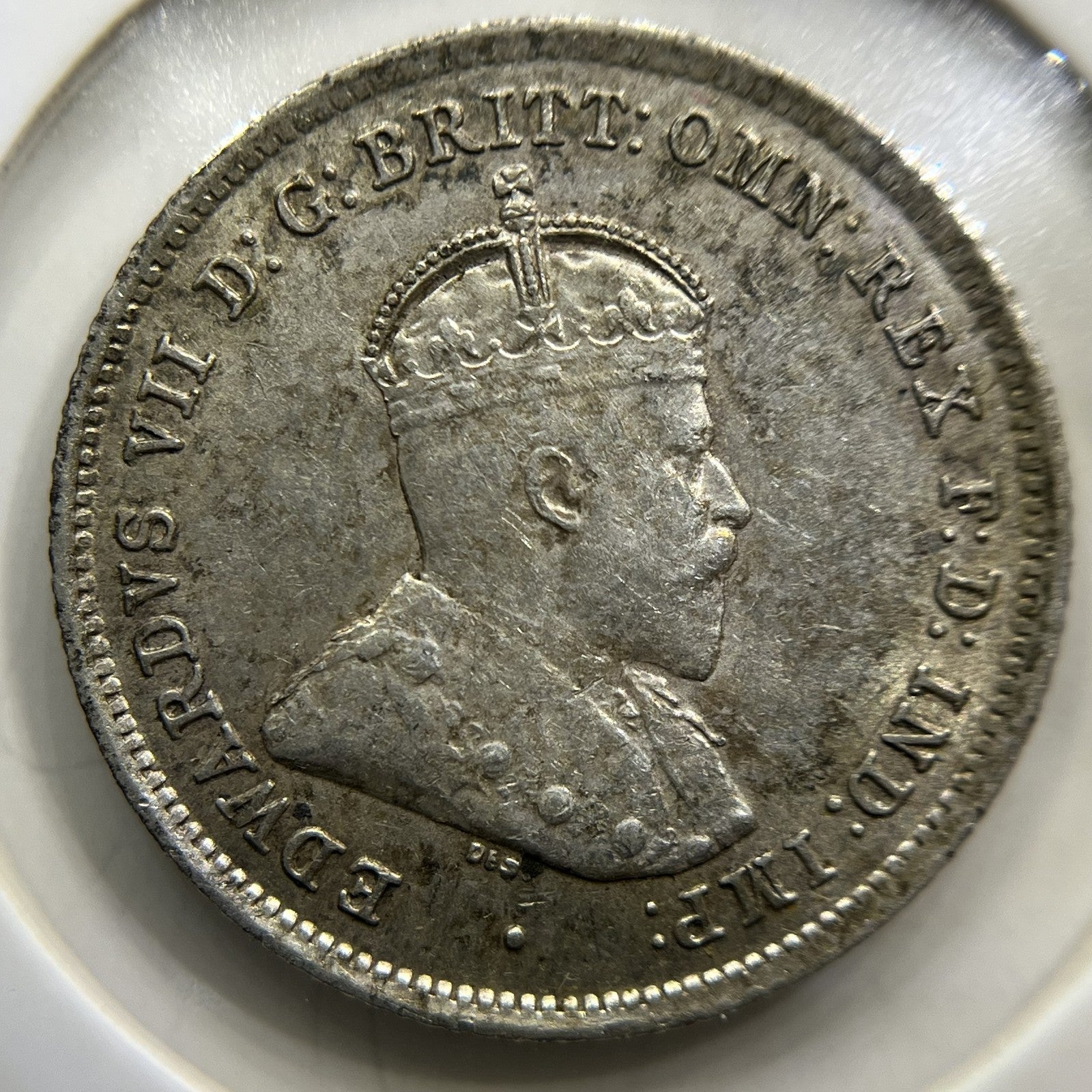 1910 Sixpence Coin - Extremely Fine - Silver Edward VII