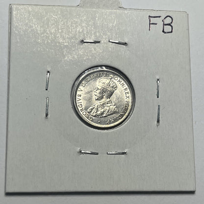 1918 Threepence Coin - Choice Uncirculated - Silver Predecimal - High Grade