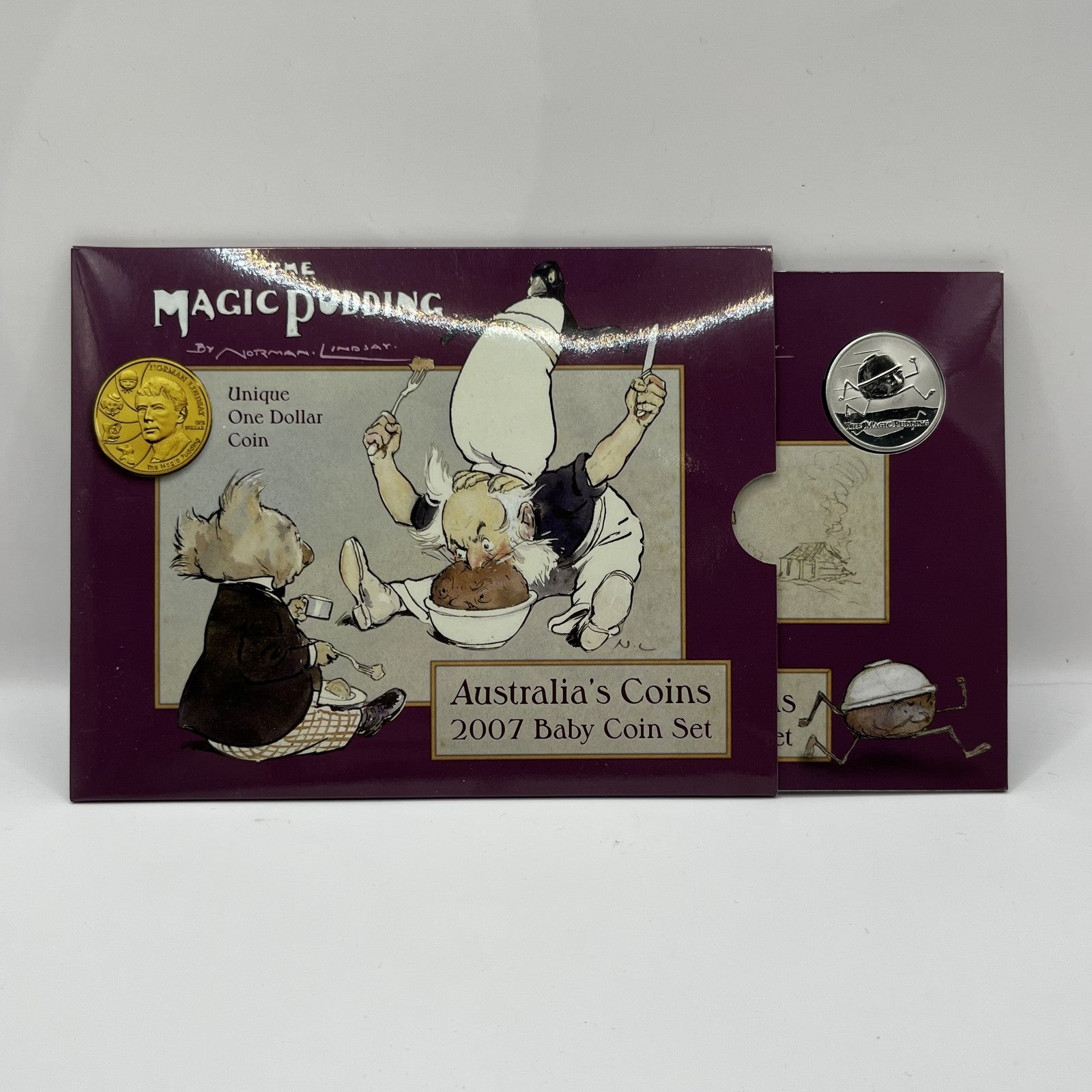 2007 Baby Mint Year Coin Set - The Magic Pudding - Unc Royal Australian Mint