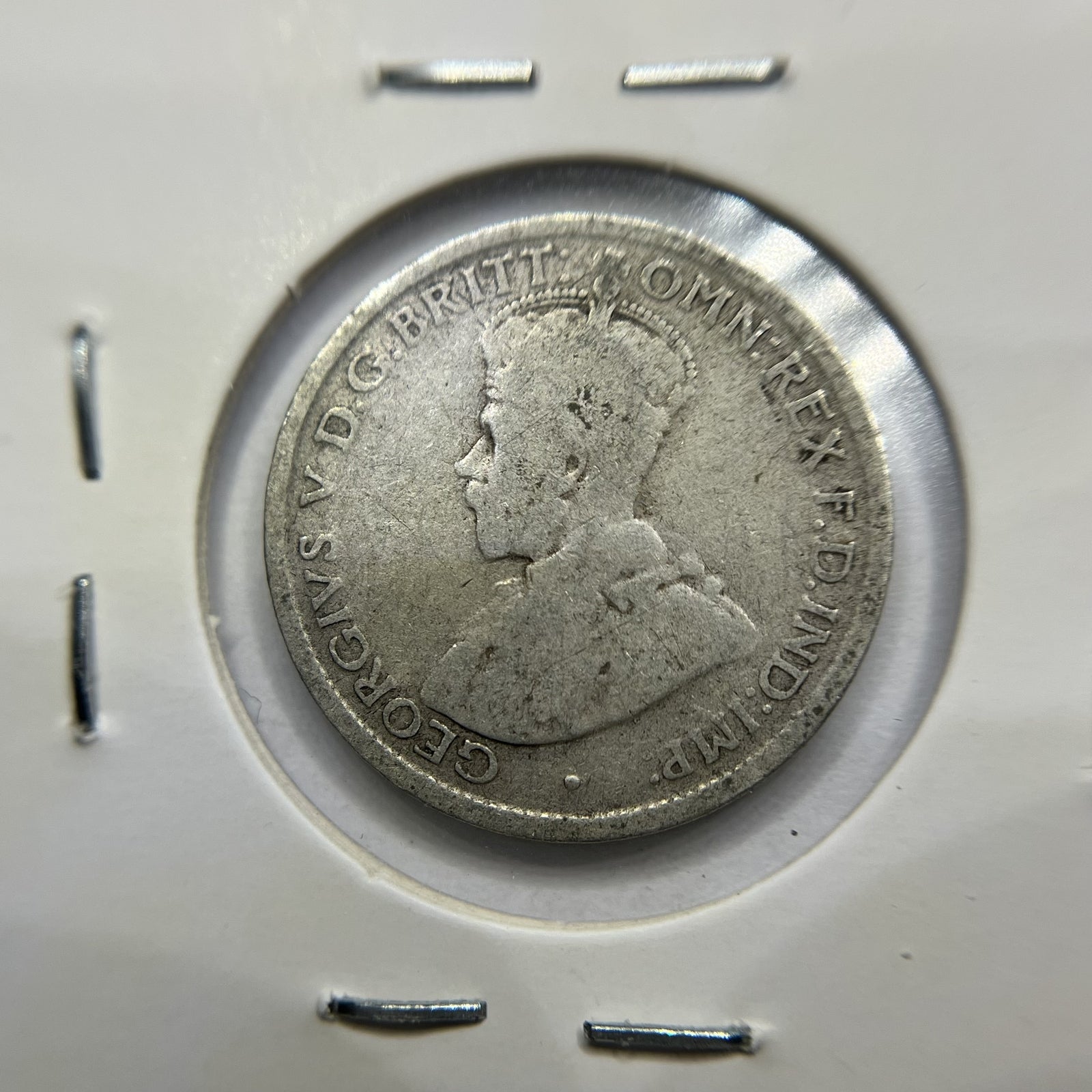 1923 Sixpence Coin - Very Good - George V Silver Predecimal Australian