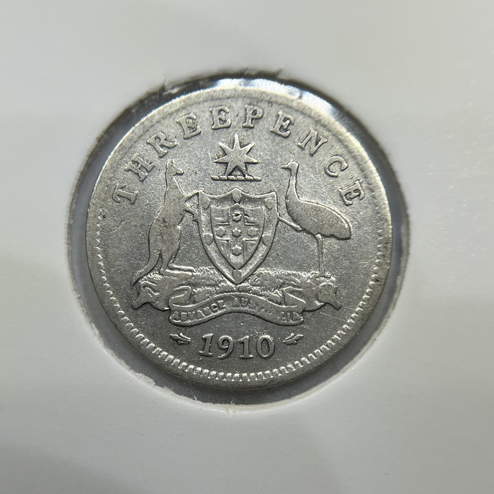 1910 Threepence Coin - Fine - Silver Predecimal Edward VII
