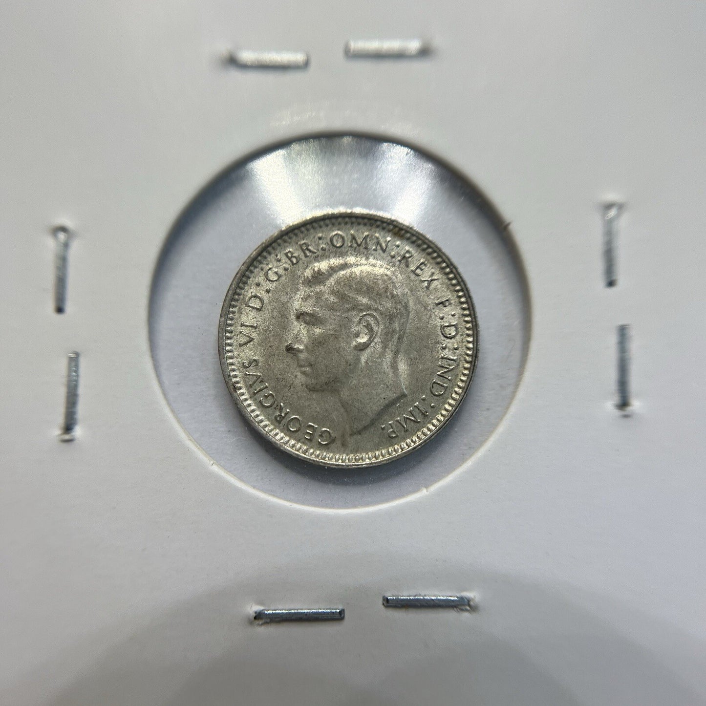1942 s Threepence Coin - Extremely Fine - George VI Silver Predecimal