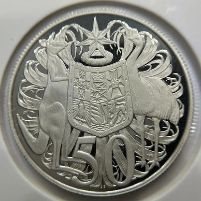 2006 Round Fifty 50 Cent Coin - Silver Ex Proof Set - Elizabeth II Australia