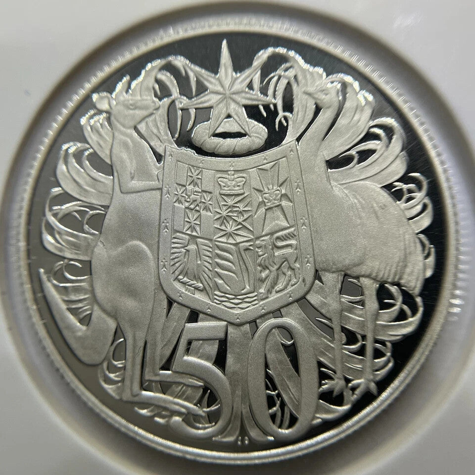 2006 Round Fifty 50 Cent Coin - Silver Ex Proof Set - Elizabeth II Australia