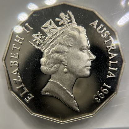 1993 Fifty 50 Cent Coin - Ex Proof Set -  Scarce Elizabeth II