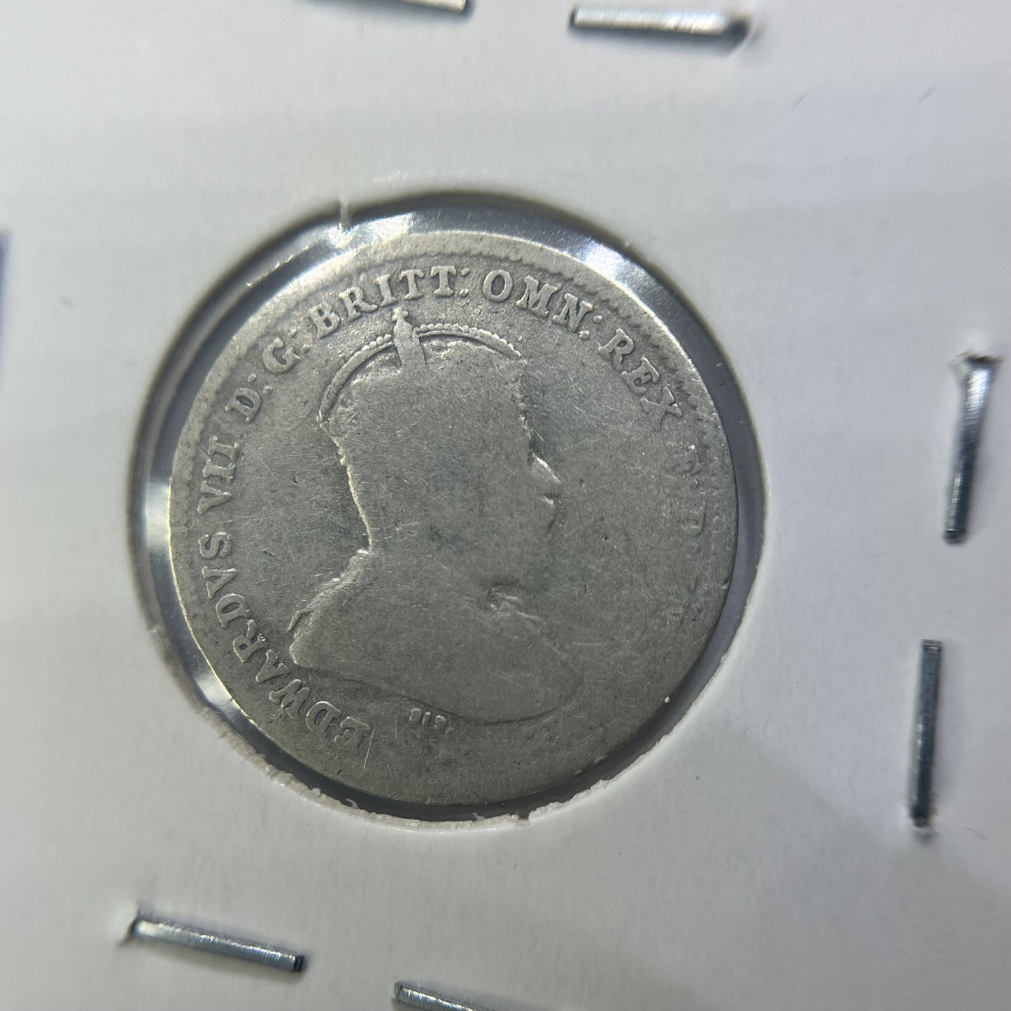 1910 Threepence Coin - almost Very Fine - Edward VII Silver Predecimal