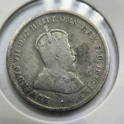 1910 Sixpence Coin - Very Fine - Edward VII Silver Predecimal