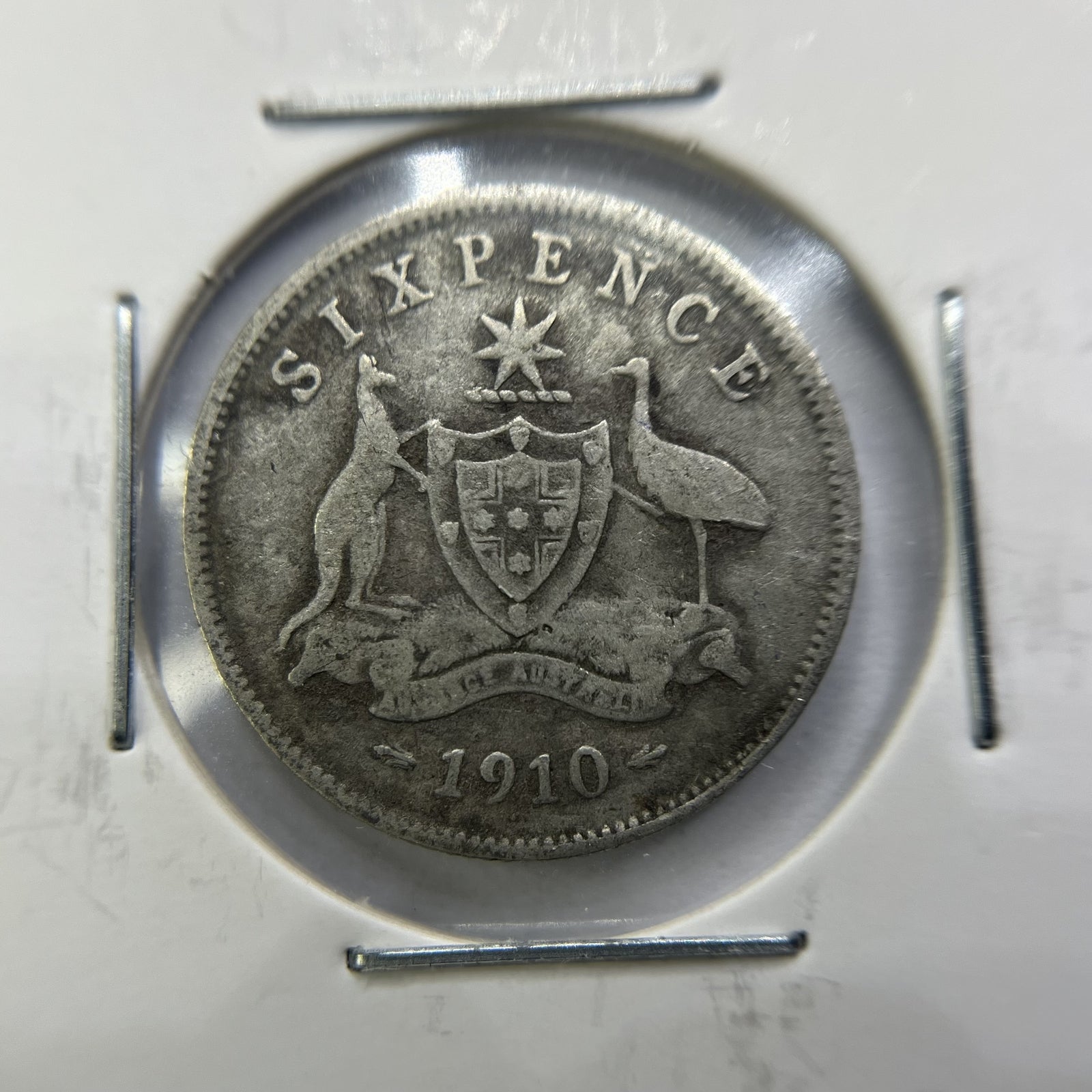 1910 Sixpence Coin - Very Fine - Edward VII Silver Predecimal