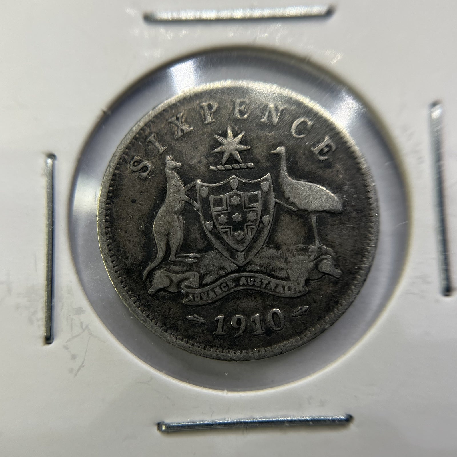 1910 Sixpence Coin - Very Fine - Edward VII Silver Predecimal