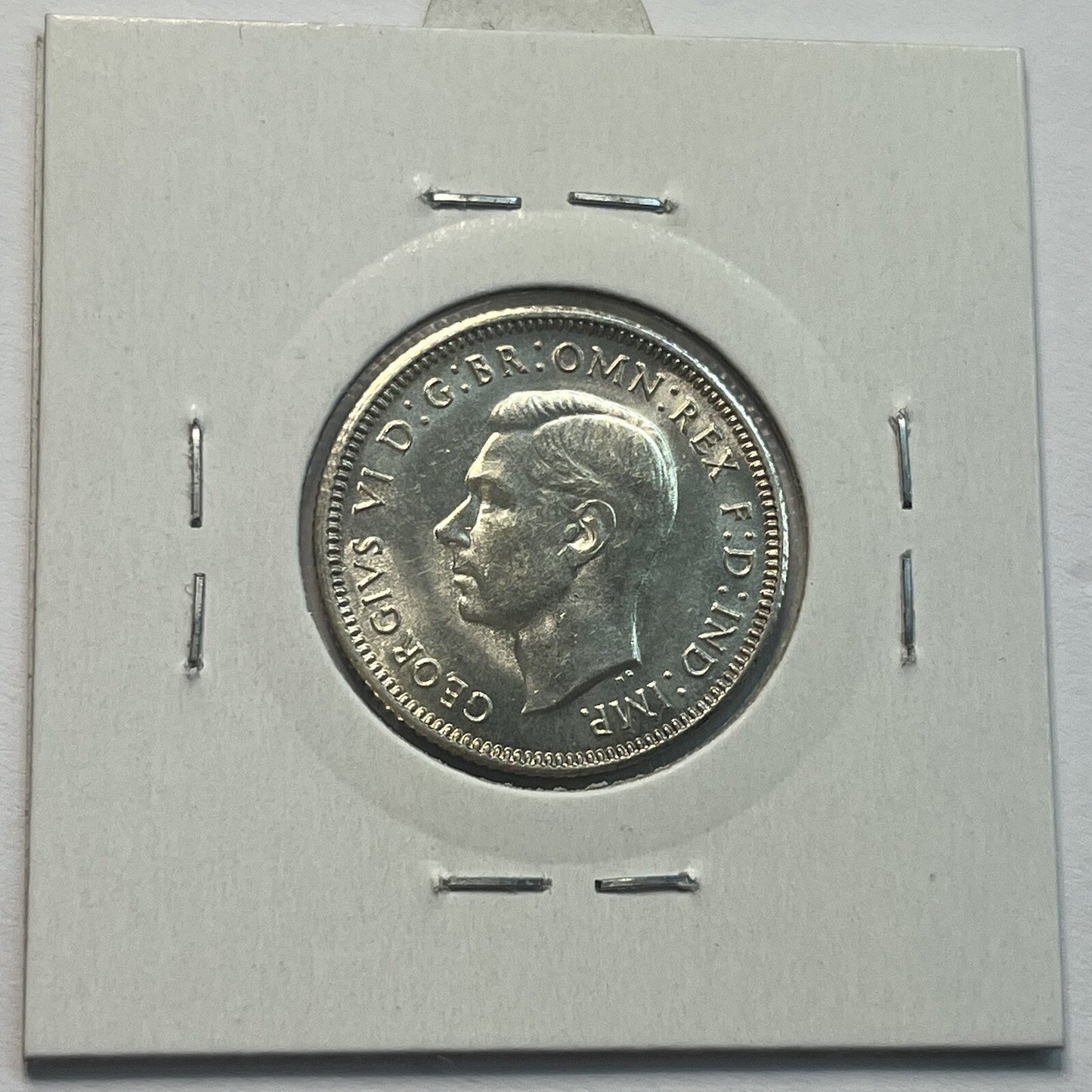 1943 s Shilling Coin - Choice Uncirculated - George VI Silver Predecimal