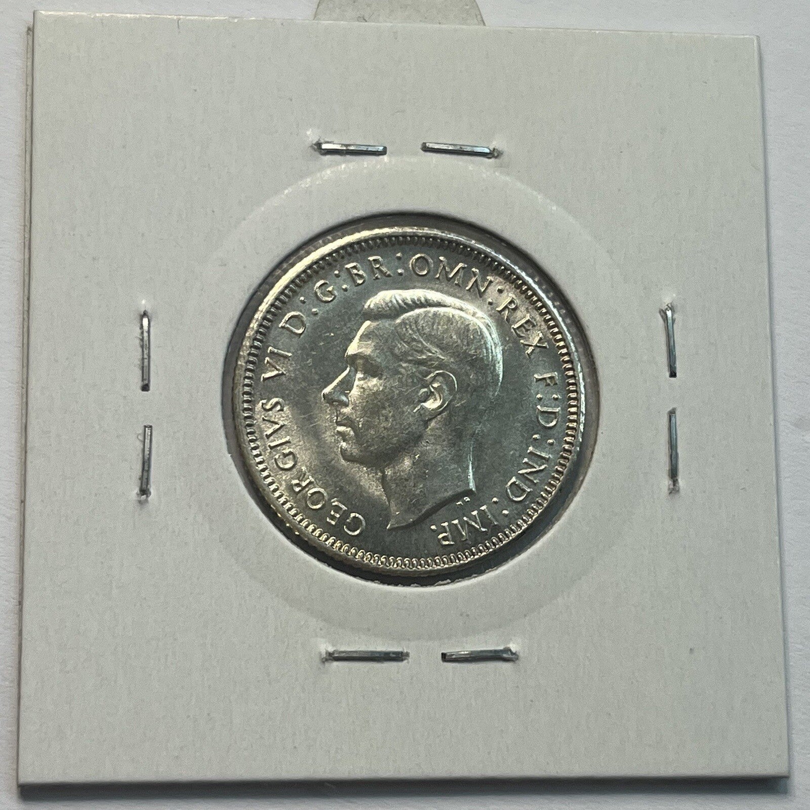 1943 s Shilling Coin - Choice Uncirculated - George VI Silver Predecimal