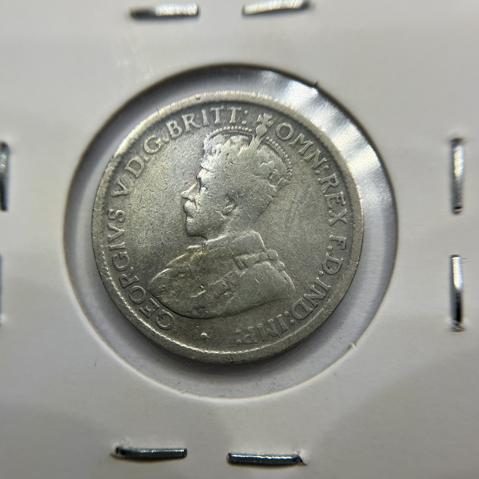 1923 Sixpence Coin - Fine - George V Silver Predecimal Australian