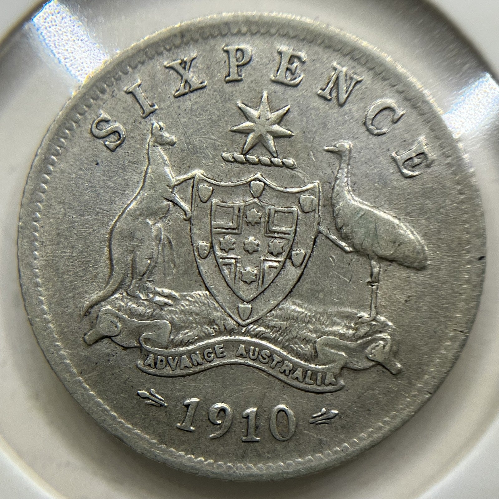 1910 Sixpence Coin - Extremely Fine - Silver Predecimal Edward VII