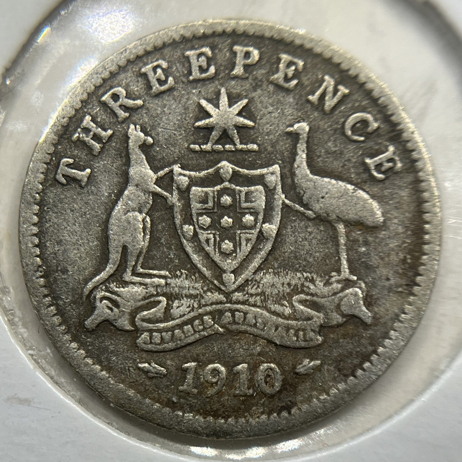 1910 Threepence Silver Coin - Good - Predecimal King Edward VII