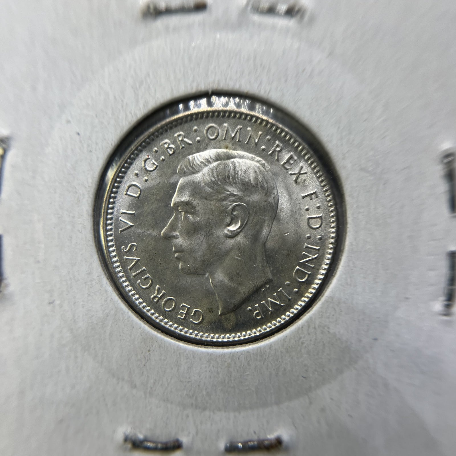 1943 d Sixpence Coin - Choice Uncirculated Lustre - George VI Silver Predecimal