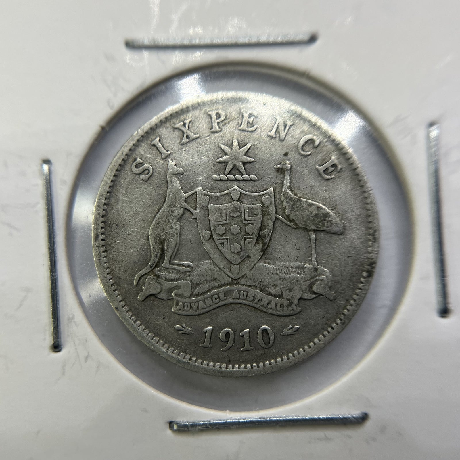 1910 Sixpence Coin - Very Fine - Edward VII Silver Predecimal