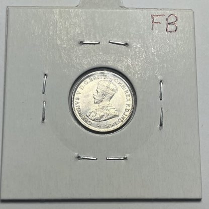 1918 Threepence Coin - Choice Uncirculated - Silver Predecimal - High Grade