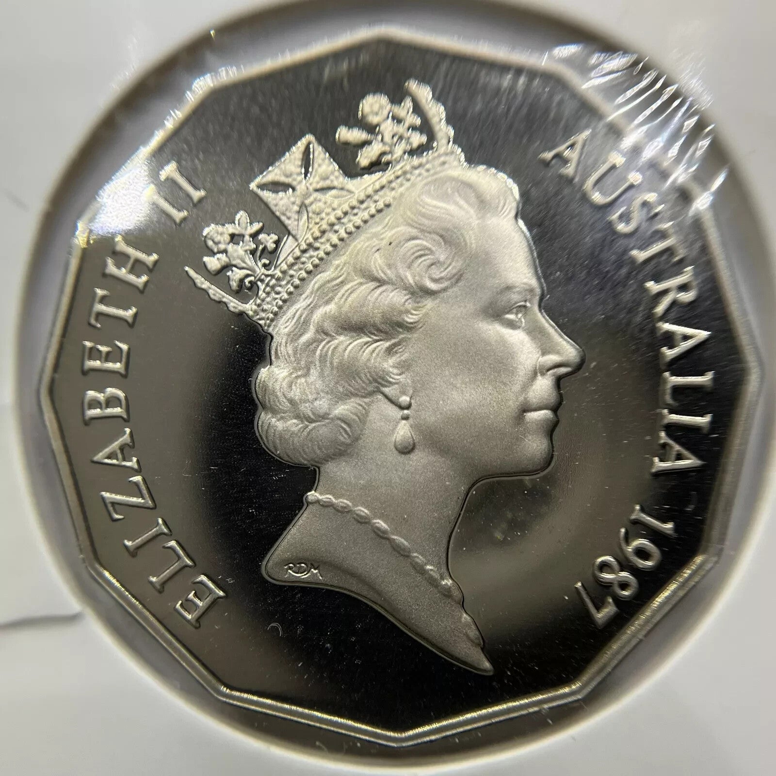 1987 Fifty 50 Cent Coin - Ex Proof Set - Elizabeth II Australia