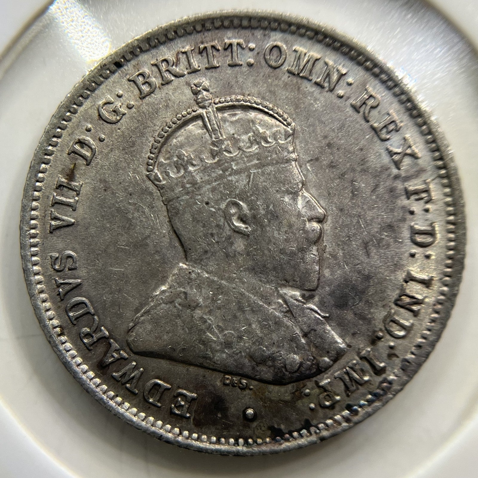 1910 Sixpence Coin - Extremely Fine - Silver Edward VII