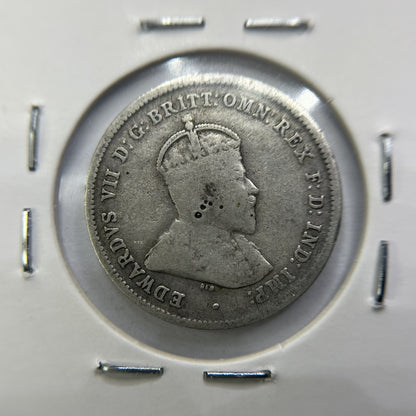 1910 Sixpence Coin - Very Fine - Edward VII Silver Predecimal