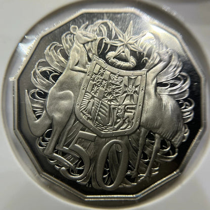 1986 Fifty 50 Cent Coin - Ex Proof Set - Elizabeth II Australia