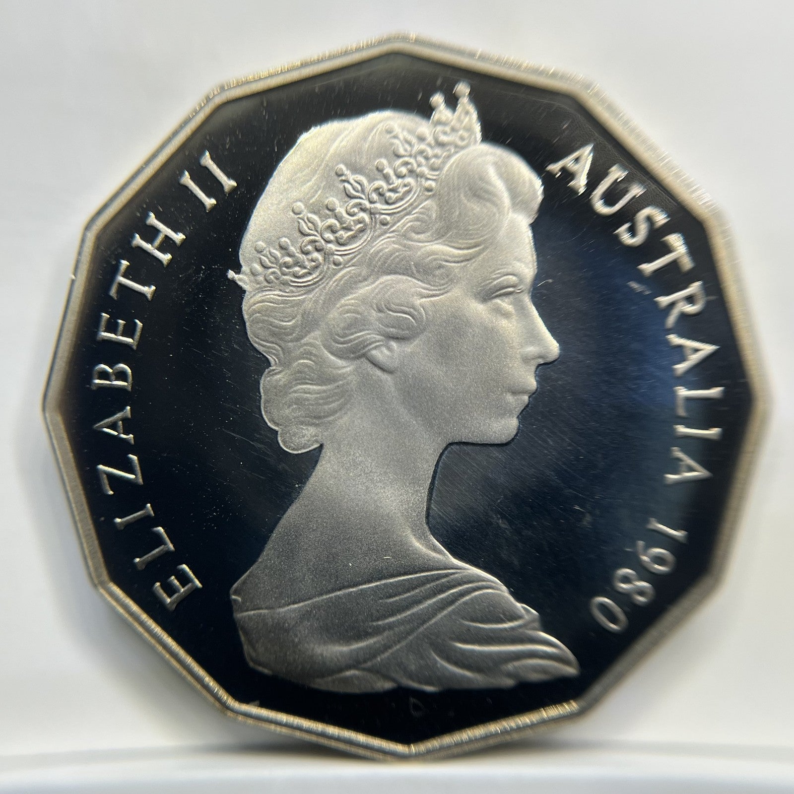 1980 Fifty 50 Cent Coin - Ex Proof Set - Scarce Elizabeth II