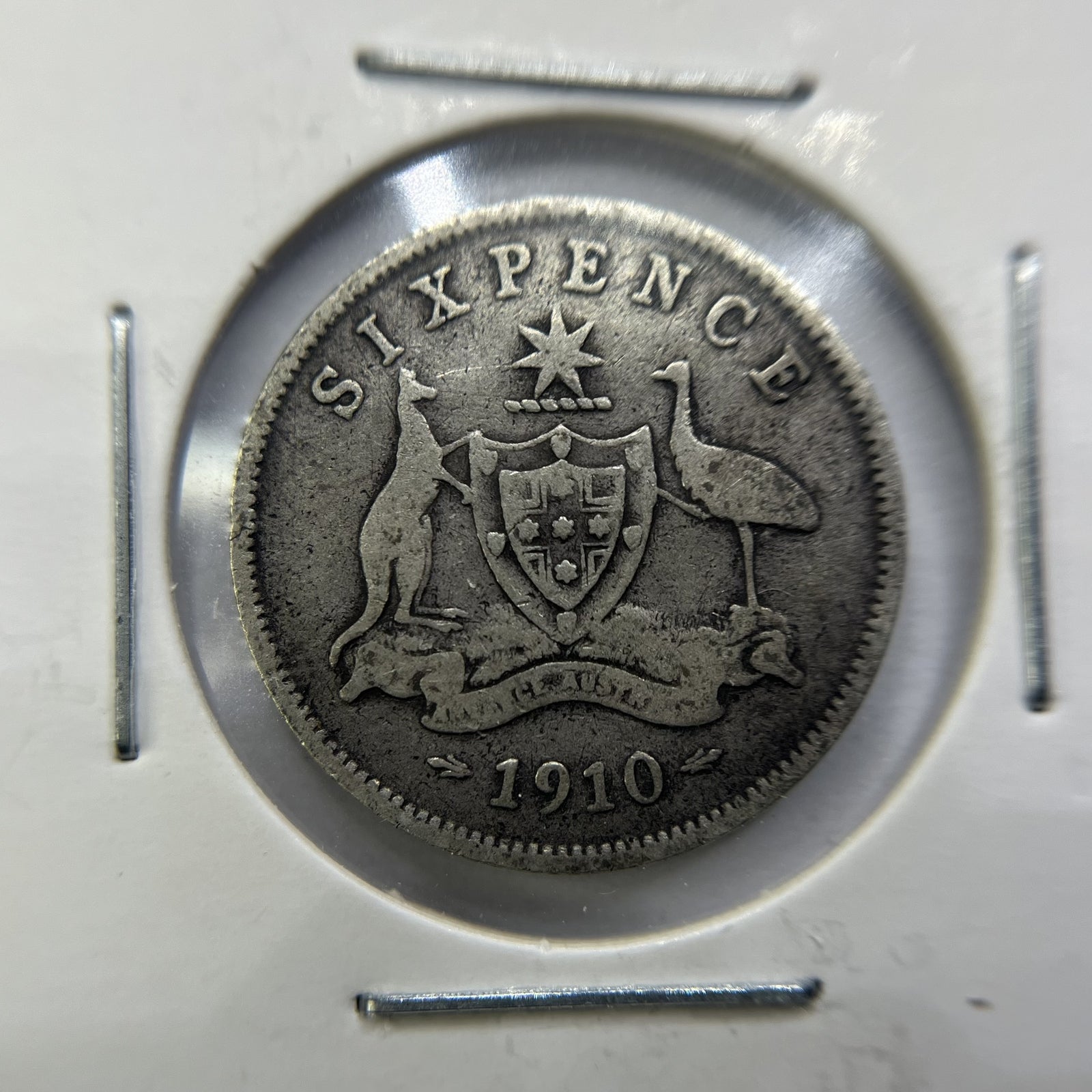 1910 Sixpence Coin - Very Fine - Edward VII Silver Predecimal