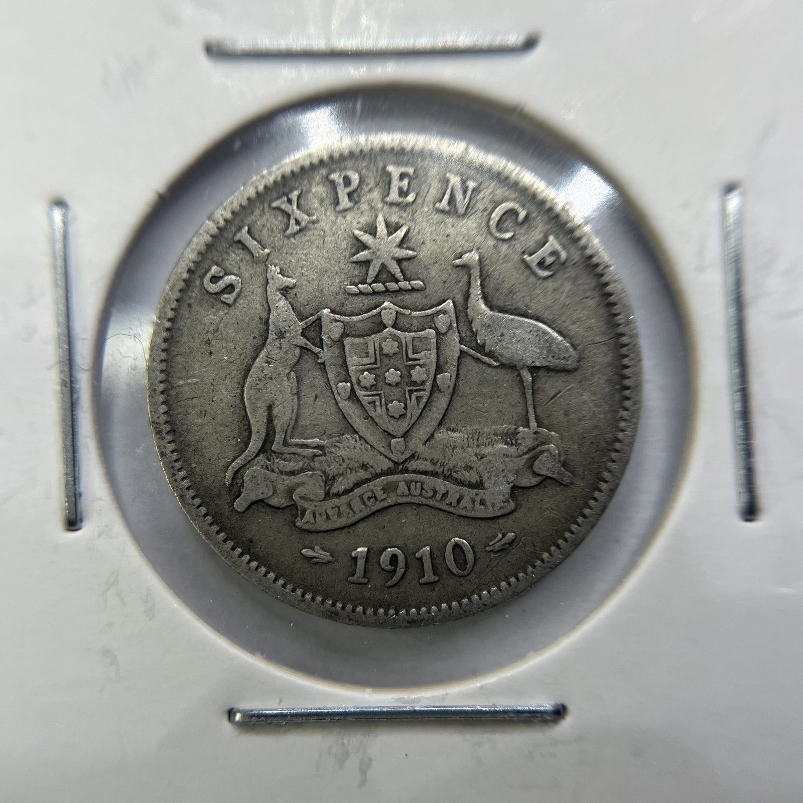 1910 Sixpence Coin - Very Fine - Edward VII Silver Predecimal