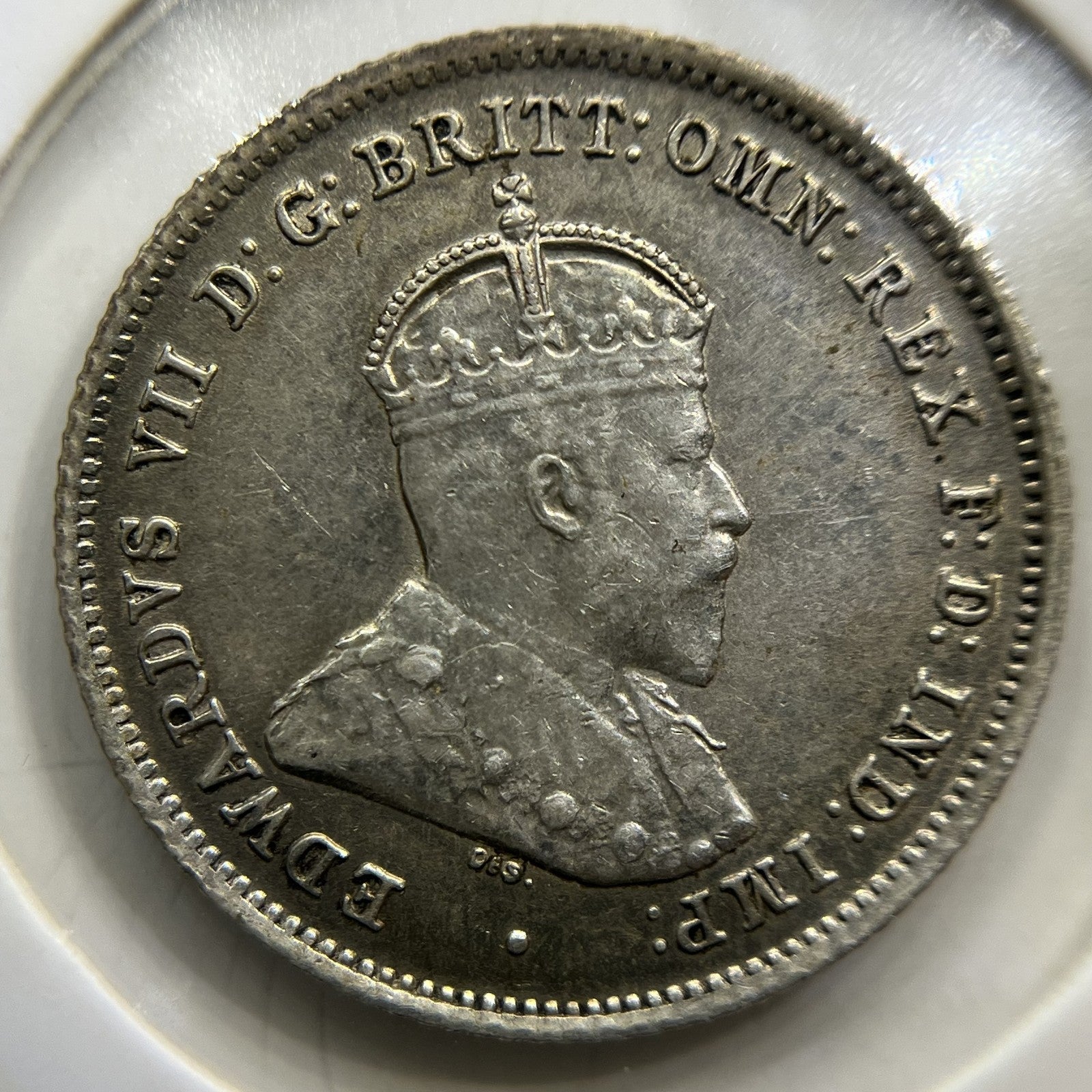 1910 Sixpence Coin - Extremely Fine - Silver Edward VII