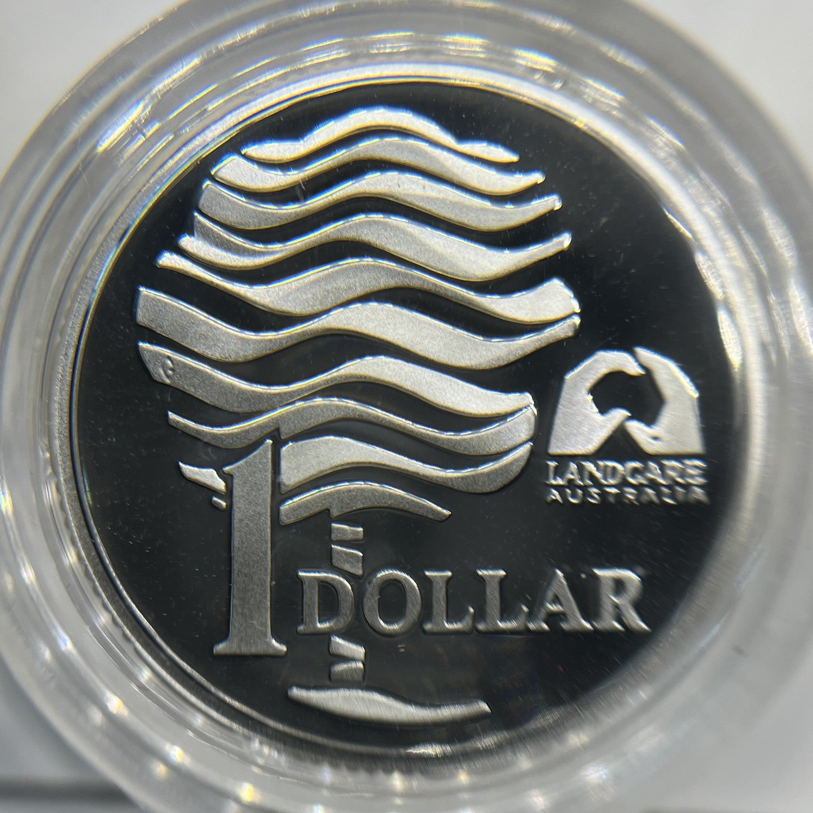 1993 $1 One Dollar Landcare Silver Coin - Proof - Elizabeth II